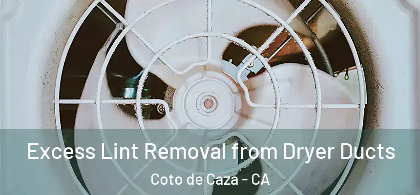  Excess Lint Removal from Dryer Ducts Coto de Caza - CA